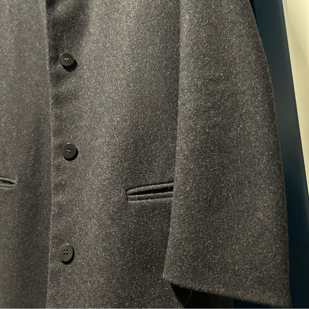 $395 COS Wool Cashmere Coat size 6 charcoal grey excellent condition winter chic - Picture 8 of 12